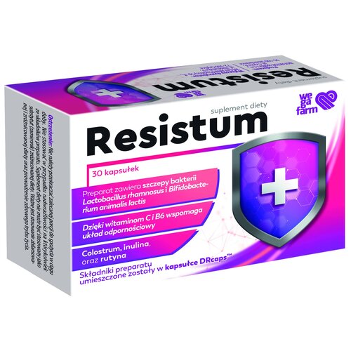 Suplement diety WEGAFARM Resistum (30 kapsułek)