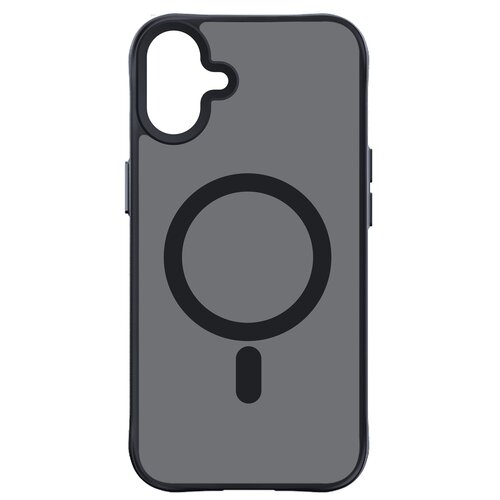 Etui 3MK Smoke Guardx MagCase do Apple iPhone 16 Plus Czarny transparentny