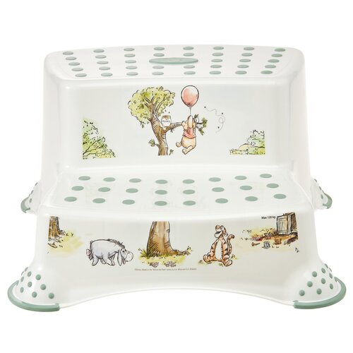 Podest dwustopniowy KEEEPER Igor z funkcją antypoślizgową Winnie the pooh Biały