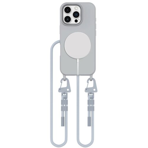 Etui TECH-PROTECT MagNecklace MagSafe do Apple iPhone 16 Pro Max Szary