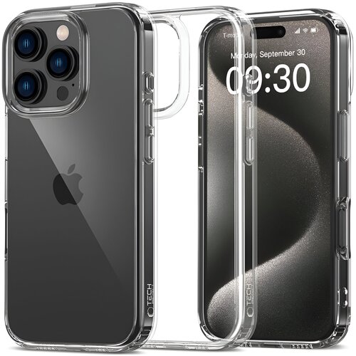 Etui TECH-PROTECT Flexair Hybrid do Apple iPhone 16 Pro Max Przezroczysty