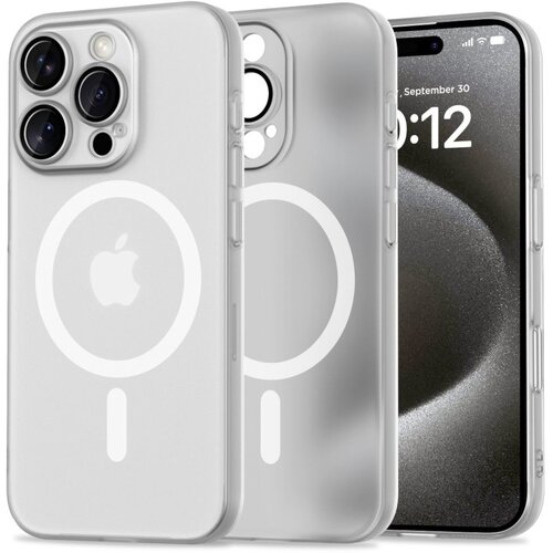 Etui TECH-PROTECT Magslim MagSafe do Apple iPhone 16 Pro Przezroczysto-matowy