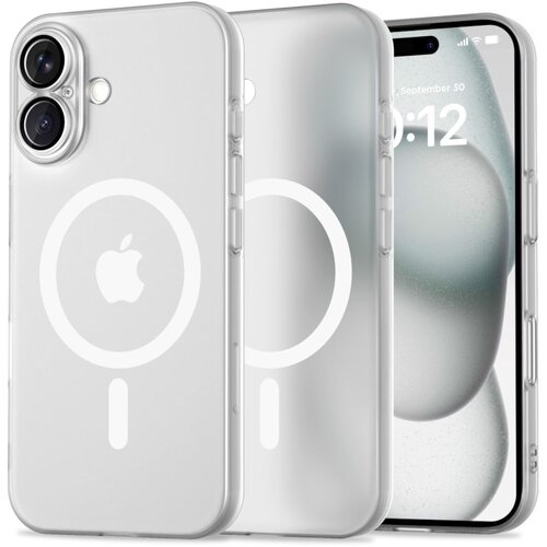 Etui TECH-PROTECT Magslim MagSafe do Apple iPhone 16 Przezroczysto-matowy