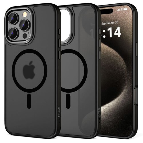Etui TECH-PROTECT MagEdge MagSafe do Apple iPhone 16 Pro Max Czarny mat