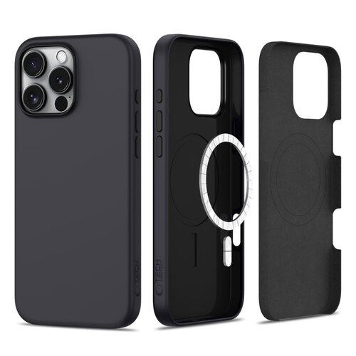 Etui TECH-PROTECT Silicone MagSafe do Apple iPhone 16 Pro Max Czarny Mat