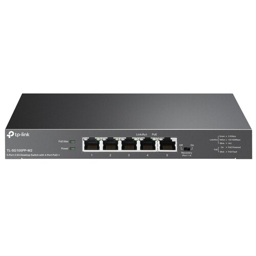Switch TP-LINK Omada TL-SG105PP-M2 Gigabit Ethernet, 5 portów, Funkcja PoE