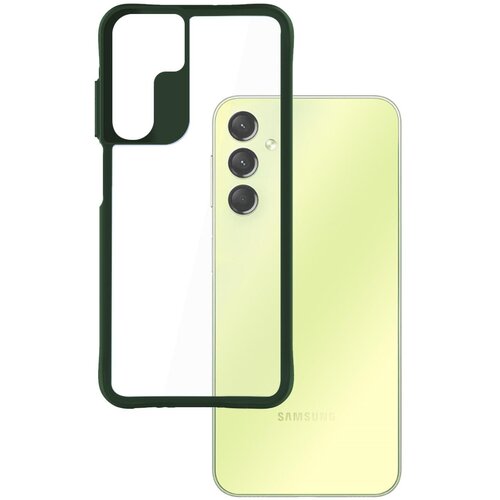 Etui 3MK Satin Armor Case+ do Samsung Galaxy A25 5G Przezroczysto-zielony