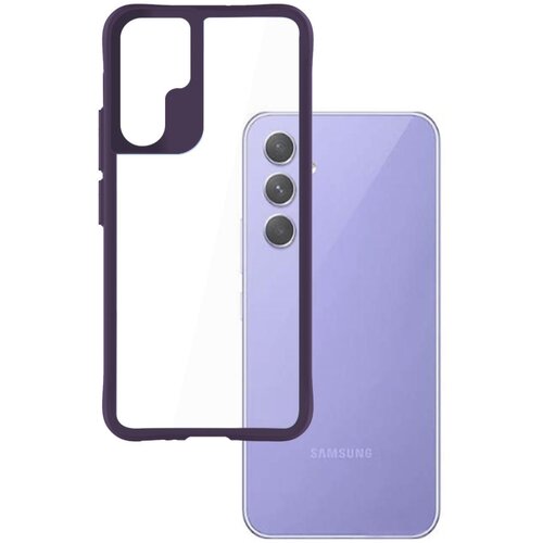 Etui 3MK Satin Armor Case+ do Samsung Galaxy A54 5G Przezroczysto-fioletowy