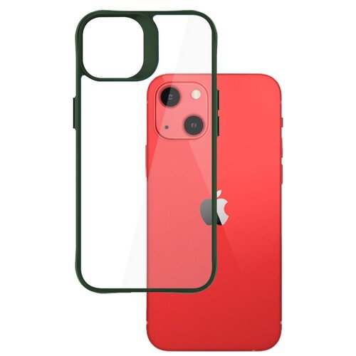 Etui 3MK Satin Armor Case+ do Apple iPhone 13 Przezroczysto-zielony