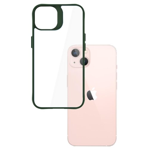 Etui 3MK Satin Armor Case+ do Apple iPhone 14 Przezroczysto-zielony
