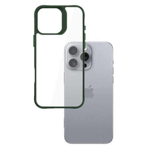 Etui 3MK Satin Armor Case+ do Apple iPhone 16 Pro Max Przezroczysto-zielony