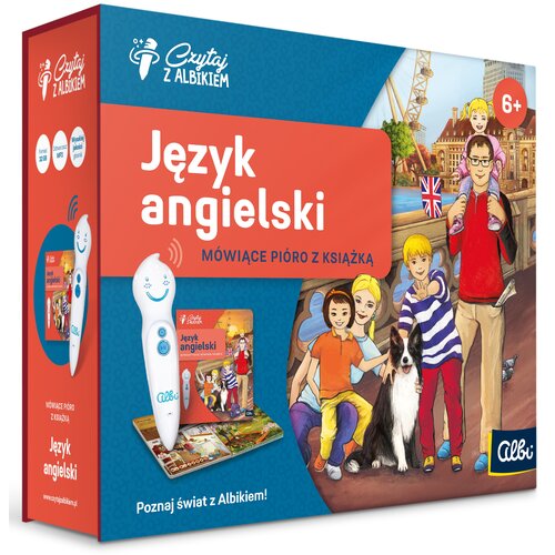 Książka Czytaj z Albikiem Język Angielski + Pióro Heather McGadie (twarda okładka)