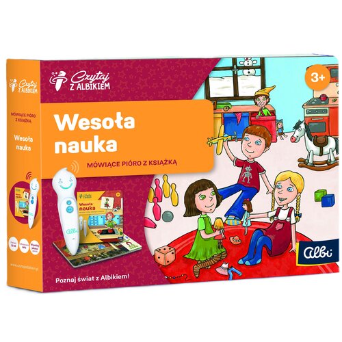 Książka Czytaj z Albikiem Wesoła Nauka + Pióro Zuzana Pospisilova (twarda okładka)