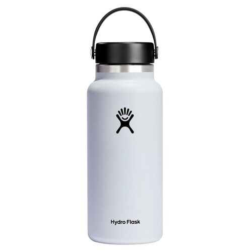 Butelka termiczna HYDRO FLASK Wide Mout Flex Cap 946 ml Biało-czarny