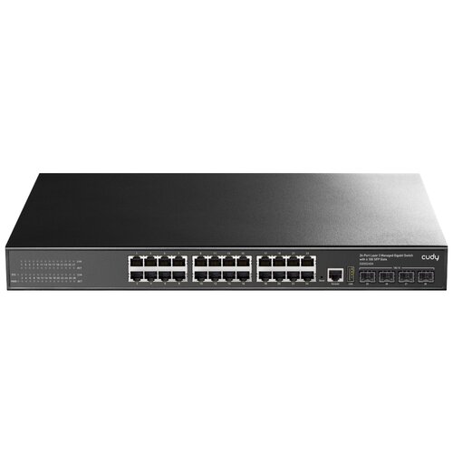 Switch CUDY GS5024S4 Gigabit Ethernet, 24 portów, Zarządzalny