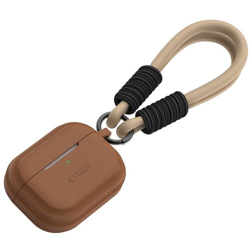 Etui na słuchawki TECH-PROTECT Silicone Rope do Apple Airpods Pro 1/2 Brązowy