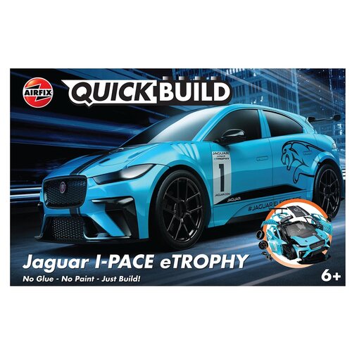 Klocki plastikowe AIRFIX Quickbuild Jaguar I-PACE eTROPHY J6033