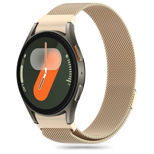 Pasek TECH-PROTECT MilaneseBand do Samsung Galaxy Watch 4/5/5 Pro/6/FE Jasnozłoty