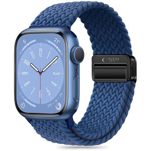 Pasek TECH-PROTECT NylonMag do Apple Watch 6/7/8/9/10/SE/Ultra 1/2 (44/45/46/49mm) Niebieski