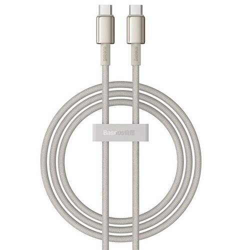 Kabel USB-C - USB-C BASEUS Tungsten Gold 100W 1 m Złoty