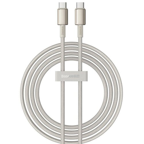 Kabel USB-C - USB-C BASEUS Tungsten Gold 100W 2 m Złoty