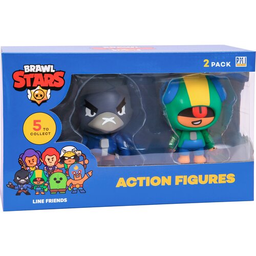 Zestaw figurek SUPERBUZZ Brawl Stars Crow x Leon BRW6015B