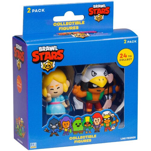 Zestaw figurek SUPERBUZZ Brawl Stars Piper x Bo BRW2015F