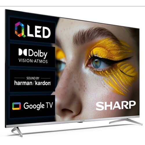 Telewizor SHARP 50GP6465E 50" QLED 4K Google TV Dolby Atmos Dolby Vision HDMI 2.1