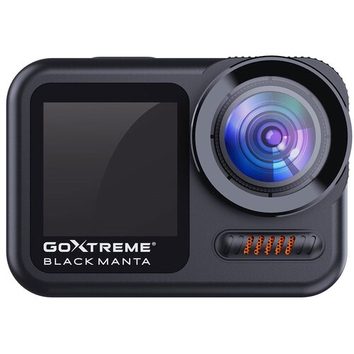 Kamera sportowa GOXTREME BLACK MANTA 5K 5k30fps, dwa wyświetlacze 2” i 1,5” ,20 Mpx, pilot, WiFi, do 20m szczelność
