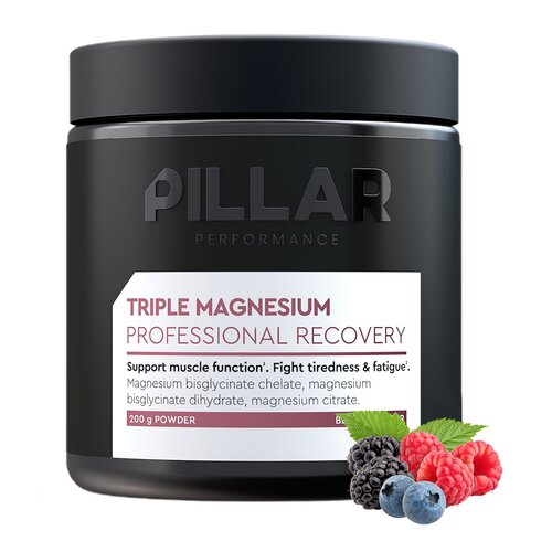 Magnez PILLAR Performance Triple Owoce leśne Słoik (200 g)