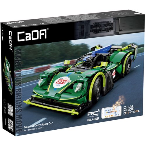 Klocki plastikowe CADA Make Your Bricks Move Emerald Deity Sport Car C51308W