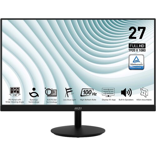 Monitor MSI Pro MP271A 27" 1920x1080px IPS 100Hz 1 ms [MPRT]