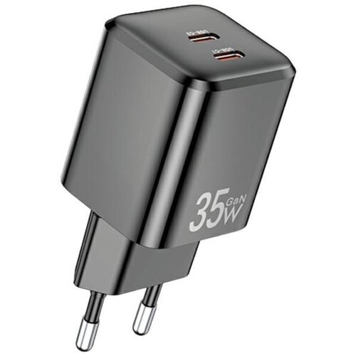 Ładowarka sieciowa AWEI PD65-EU GaN 35W Czarny