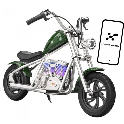 Motorek elektryczny HYPER GOGO Cruiser 12 Plus z aplikacją Zielony