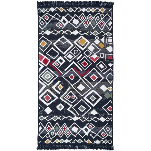 Dywan wewnętrzny MULTIDECOR Kilim Gold 506324 150 x 80 cm Granatowo-zielony
