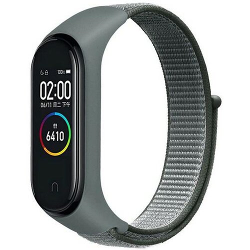 Pasek BELINE NylonLoop Mi Band 7/6/5/4/3 Szary
