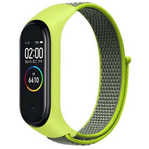 Pasek BELINE NylonLoop Mi Band 7/6/5/4/3 Żółty