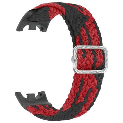 Pasek BELINE Nylon do Xiaomi Mi Band 8 Czarno-czerwony