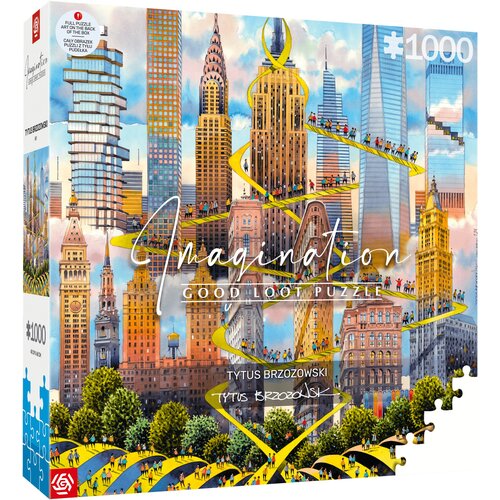 Puzzle CENEGA Imagination Tytus Brzozowski Nowy Jork New York (1000 elementów)