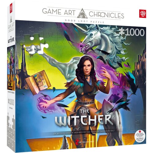 Puzzle CENEGA Game Art Chronicles Wiedźmin Yennefer i Salvador Dali (1000 elementów)