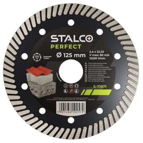 Tarcza diamentowa STALCO PERFECT S-71971 125 mm