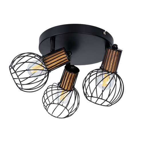 Oprawa ścienno-sufitowa LIGHTLOGIC 66191 Czarny