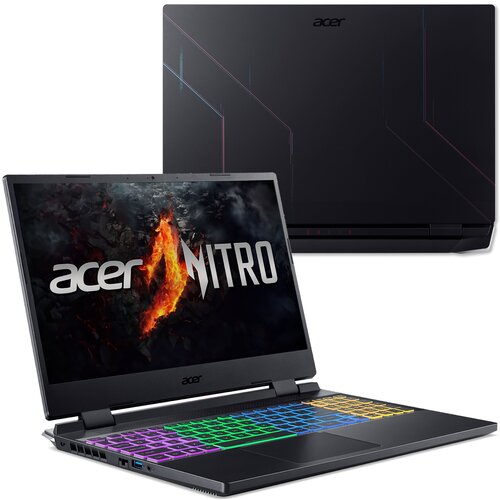 Laptop ACER Nitro 5 AN515-58 15.6" IPS 165Hz i5-12500H 16GB RAM 512GB SSD GeForce RTX4060 DLSS 3 Windows 11 Home
