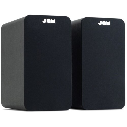 Aktywne, Podstawkowe kolumny głośnikowe JAM HX-P400-BK-EU Czarne (2 szt.), Bluetooth, Obudowa Bass Refleks, Wejście AUX