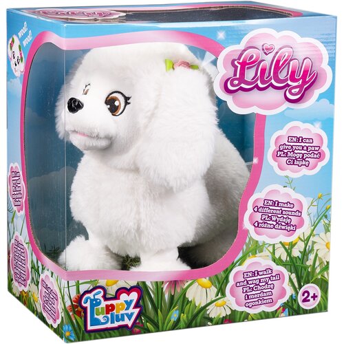 Zabawka interaktywna PUPPY LUV Piesek pudel Lily DKO0876