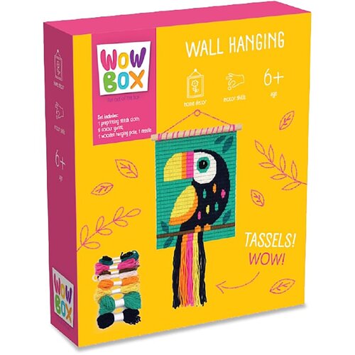 Zestaw kreatywny WOW BOX Makrama Tukan WOW0923