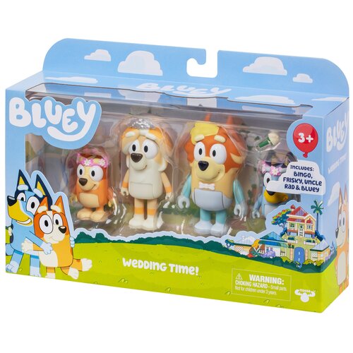 Zestaw figurek BLUEY Wesele Wujka BLU17590