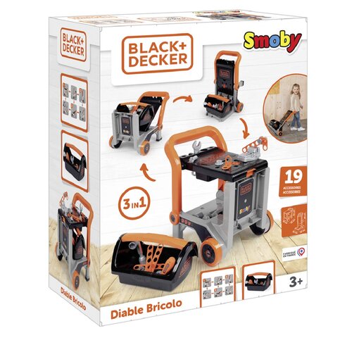 Zabawka wózek narzędziowy SMOBY Black&Decker 7600360219