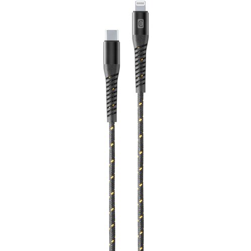 Kabel USB-C - Lightning CELLULARLINE Tetra Force 60W 1.2 m Czarny