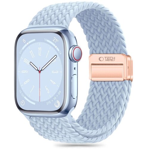 Pasek TECH-PROTECT NylonMag do Apple Watch 6/7/8/9/10/SE (40/41/42mm) Błękitny